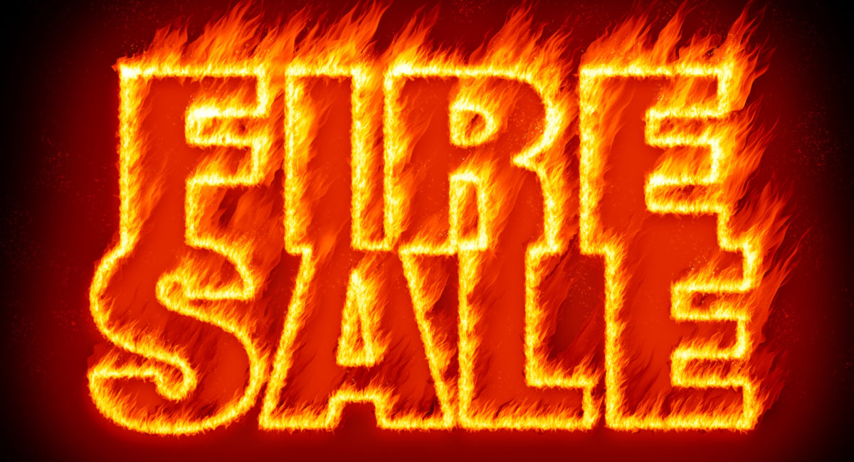 fire sale